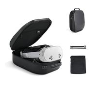 Aubika Sacoche de Transport pour Meta Quest 3S/Oculus Quest 3/Pico 4/Quest Pro/Vision Pro, Compatible avec Le Casque Elite/Battery Strfap Accessoires, Mallette de Voyage Rigide