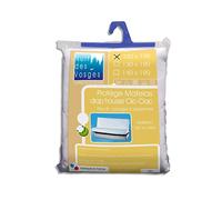 Aubin Nuit des Vosges 2088236 Protège Matelas Absorbant Molleton/Coton Blanc 120 x 190 cm