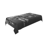 AUBKFELD New York Nappe rectangulaire imprimée 140 x 90 cm, nappe de table de vacances en tissu décoratif pour pique-nique, cuisine, salle à manger, fête
