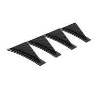 Aublinto 4pcs Diffuseur D'Aileron De Requin Apparence Spoiler,Aileron De Pare-Chocs Voiture Universel ArrièRe Plaque De Protection Universelle pour Pelle ArrièRe Voiture