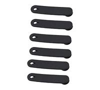 Aublinto Attaches de câble universelles, Sangle de fixation serre-câble moto, Collier de serrage en caoutchouc pour l'organisation des câbles, Noir, Lock