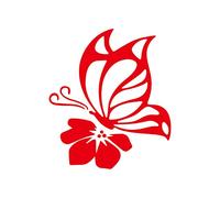 Aublinto Autocollant De Voiture Papillon,Autocollants de voiture pour couvrir rayures Autocollants Universels Style De Bricolage 3D Papillon Stickers Pour FenêTre Casque Cahier Voiture éLectrique