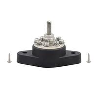 Aublinto Borne De CâBlage M6/ M10,Broche De Distribution Post-Jonction Borne De Jonction De Batterie à Une Broche Collier De Serrage Isolé à Usage Intensif pour Yacht De Camping-Car N ° 8