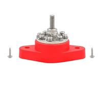 Aublinto Borne De CâBlage M6/ M10,Broche De Distribution Post-Jonction Borne De Jonction De Batterie à Une Broche Collier De Serrage Isolé à Usage Intensif pour Yacht De Camping-Car N ° 8