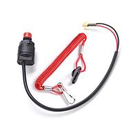 Aublinto Interrupteur D'ArrêT De SéCurité,Coupe Circuit Securite Interrupteur D'ArrêT De Moteur De Bateau, éTanche,Avec Cordon,Bracelet Coupe Circuit Quad Pour Moteurs Hors-Bord De Bateaux Vtt