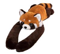 Aublinto Peluche moelleuse - Coussin lesté pour les enfants - Apaise les troubles sensoriels en cas d'autisme - Anxiété - 60 cm - Style raton laveur