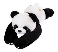 Aublinto Peluche moelleuse - Coussin lesté pour les enfants - Apaise les troubles sensoriels - Pour l'autisme et l'anxiété - 60 cm - Style panda