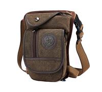Aublinto Sacoche Homme Bandouliere,Sac à BandoulièRe Pour Hommes Sac De TéLéPhone Portable ExtéRieur Pour Hommes Sac BandoulièRe Sacoche Homme Sac De Moto Sac En Toile à GlissièRe