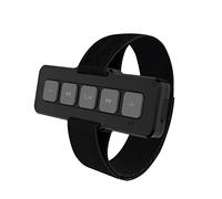 Aublinto Télécommande multimédia Bluetooth, commande de téléphone portable, sans fil, bouton multimédia Bluetooth 5.0, étanche, rechargeable, USB, télécommande pour iOS/Android
