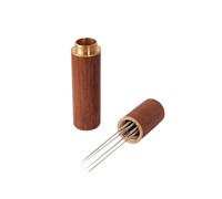 Aublinto WDT Outil de distribution d'expresso amélioré - Aiguille à expresso - Accessoire de café - Distributeur de café avec aiguille à expresso épaisse en acier inoxydable pour barista