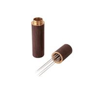 Aublinto WDT Outil de distribution d'expresso amélioré - Aiguille à expresso - Accessoire de café - Distributeur de café avec aiguille à expresso épaisse en acier inoxydable pour barista