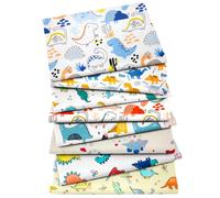 AUBLISS 8PCS Fat Quarter Fabric Bundles 100% coton 196 x 196 (50 cm x 50cm) Tissu de coton de coton Cotton Squares Places pour fabrication de qui