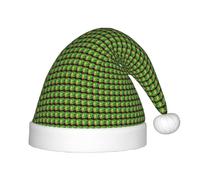 Aubnva Chapeau de Noël imprimé chou lumineux pour enfants - Accessoire de fête de Nouvel An