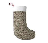 Aubnva Chaussette de Noël imprimée poule pour rassemblements festifs, décoration de maison ou de bureau pour offrir des chaussettes