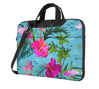 Aubnva Hello Hawaii Sac de travail léger et polyvalent pour ordinateur portable pour homme et femme, Noir , 14 inch
