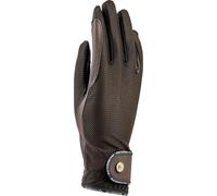 Aubrion - Gants d'équitation unisexes homme/femme "Aero" - Nylon, PU, Polyester, Multi-Élasthanne Flex Fit ER2038 (XS) (Marron)