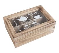 AUBRY GASPARD Boite de thé en bois