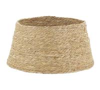 AUBRY GASPARD - Cache-Pied de Sapin en Jonc Naturel - Jonc Tressé - Ø 50 cm x Hauteur 26 cm - Poids 0.75 kg - Idéal pour Sapin de Noël Naturel ou Artificiel - Accessoire Décoratif pour Maison