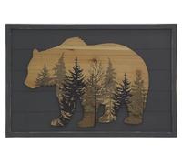 AUBRY GASPARD Cadre en pin FORÊT Ours