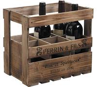 Caisse à vin en bois 6 bouteilles