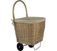 AUBRY GASPARD Chariot à bûches en Osier 2