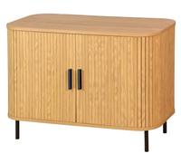 AUBRY GASPARD Commode en Bois et métal à lamelles Kyoto