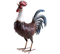 Coq Métal Laqué Rouge Et Blanc Multicolore