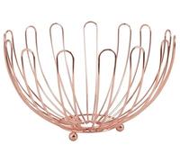 Corbeille à fruits ronde en métal Pétale cuivré