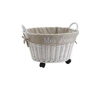 AUBRY GASPARD Corbeille à Jouets avec roulettes