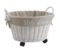 AUBRY GASPARD Corbeille à Jouets avec roulettes