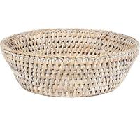 AUBRY GASPARD Corbeille à Pain en rotin Blanc