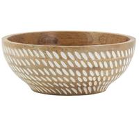 Corbeille en manguier gravé