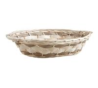 AUBRY GASPARD - Corbeille en Osier et Corde - Design Élégant - Matériau Durable - Polyvalente pour Rangement - Facile À Entretenir - Écologique - Naturel - 57-52X42X13 cm