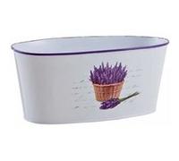 Aubry Gaspard - Corbeille ovale en métal laqué Lavande G