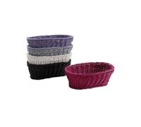 AUBRY GASPARD - Corbeille polypropylène - ovale 22x14x8cm - coloris assortis