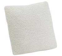AUBRY GASPARD Coussin en Coton bouclettes Blanc 45 x 45 Carré