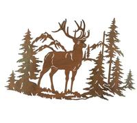AUBRY GASPARD Décoration murale en métal Cerf Montagne