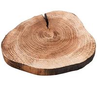AUBRY GASPARD - Dessous de Plat en Sapin Massif - Finitions Bois Brûlé - Ø 25 cm x Hauteur 3 cm - Travaillé de Manière Artisanale - Chaque Pièce Unique - Idéal pour Cuisine et Arts de la Table