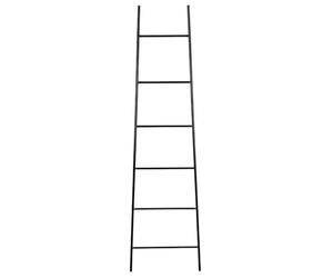 AUBRY GASPARD - Échelle en Métal Noir 6 Barreaux - Design Élégant et Robuste - Idéale pour Bricolage et Entretien - Compacte et Pratique - 485X16X171 cm - Noir - 171 cm