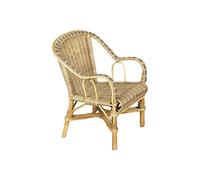 AUBRY GASPARD - Fauteuil Enfant en Rotin Crapaud - Manau et Moelle de Rotin - Dimensions 41 x 42 x 50 cm - Hauteur d'Assise 27 cm - Design - Idéal pour Chambre d'enfant, Confort et Style Naturel