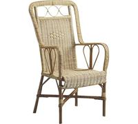 AUBRY GASPARD Fauteuil Moelle de Rotin Empereur 54 x 58 x 102 cm