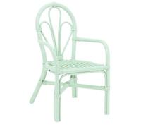 AUBRY GASPARD Fauteuil Rotin Joseph Vert 41 x 44 x 63 cm