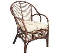 AUBRY GASPARD Fauteuil Rotin Louis 63 x 68 x 88 cm