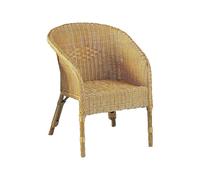 AUBRY GASPARD Fauteuil Rotin Miel 60 x 61 x 73 cm