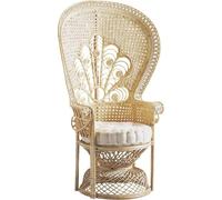 AUBRY GASPARD Fauteuil Rotin Naturel 74 x 105 x 150 cm