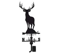 AUBRY GASPARD Girouette cerf en Fer forgé