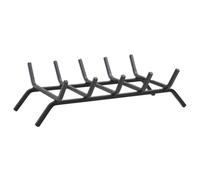 Grille Porte bûches en Fer forgé pour cheminée 50x30x14cm