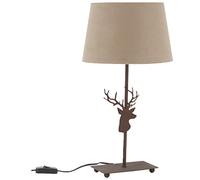 AUBRY GASPARD Lampe de Chevet à Poser en métal tête de cerf