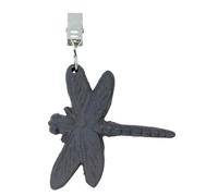 AUBRY GASPARD - Lot de 4 Poids de Nappe en Fonte - Forme de Libellule avec Pinces Clip - Idéal pour Maintenir Votre Nappe avec Élégance et Stabilité - Accessoire Table - Résistant aux Intempéries