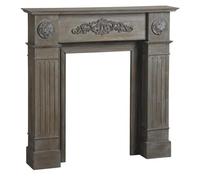 AUBRY GASPARD - Manteau de Cheminée en Bois Vieilli - Dimensions 100 x 19 x 100 cm - Style Victorien Classique - Livré en Kit - Élément Décoratif et Raffiné pour Salon - Poids 8 kg